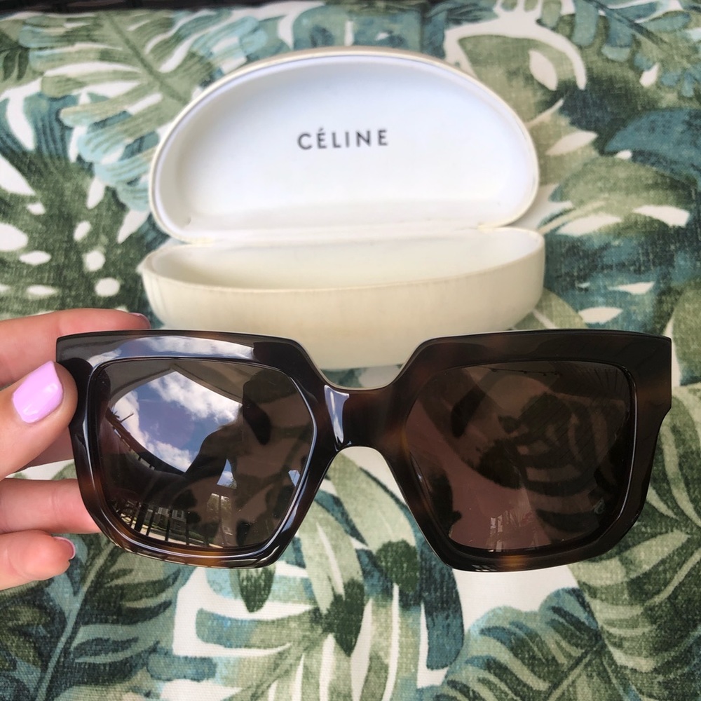 Celine Tortoise Shell Sunglasses